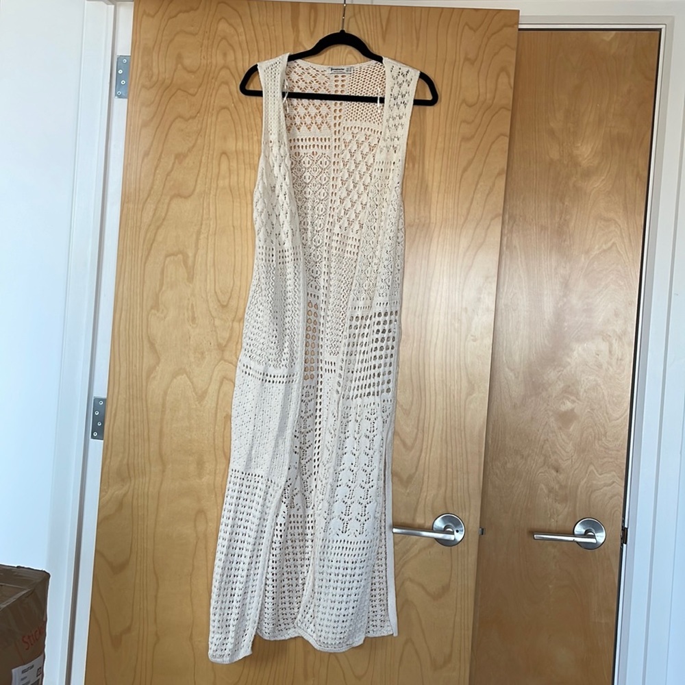 Long cover up/ kimono vest